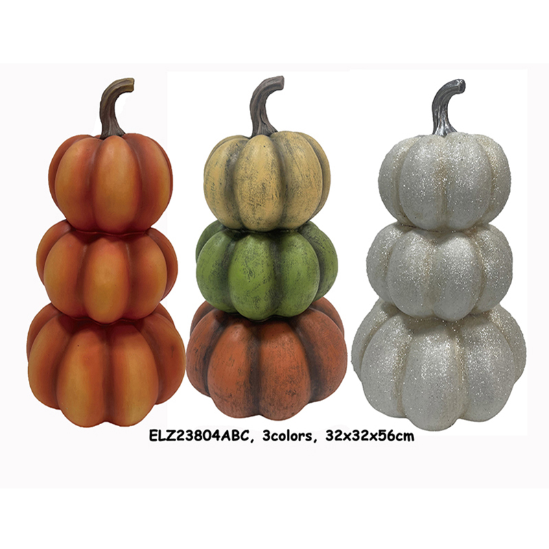 High-Quality Resin Arts & Craft Halloween Pumpkin Tiers decorations statues figurines Manufacturer, Exporters
