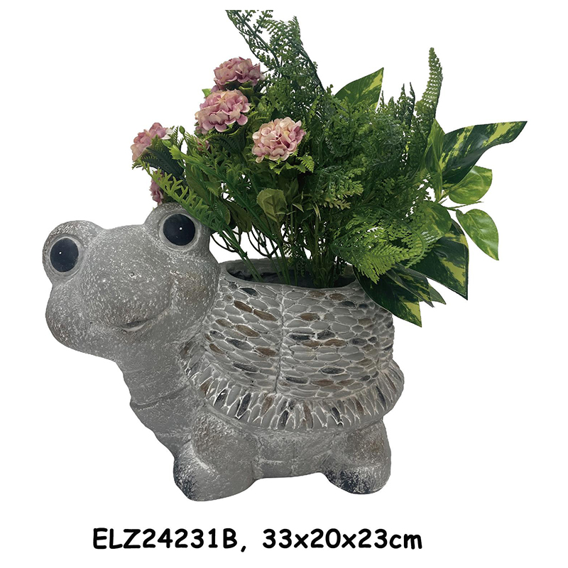 China Tortoise-Shaped Planter Statues Tortoise Deco-Pot Garden Planters Garden Pottery Indoor and Outdoor Factories, Product