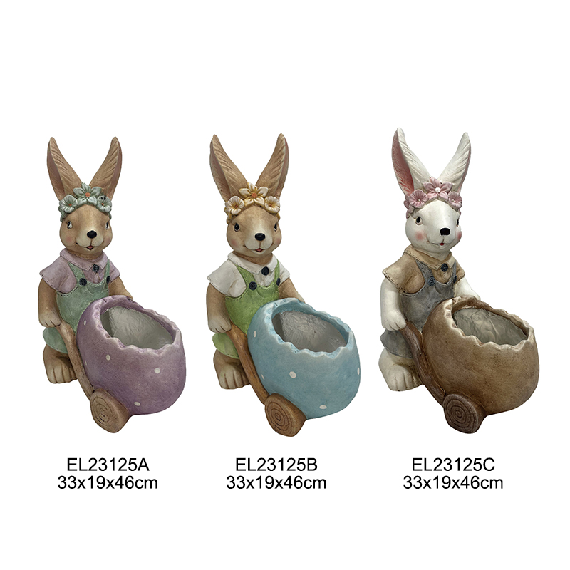 Enchanted Garden Rabbit Figurine 2