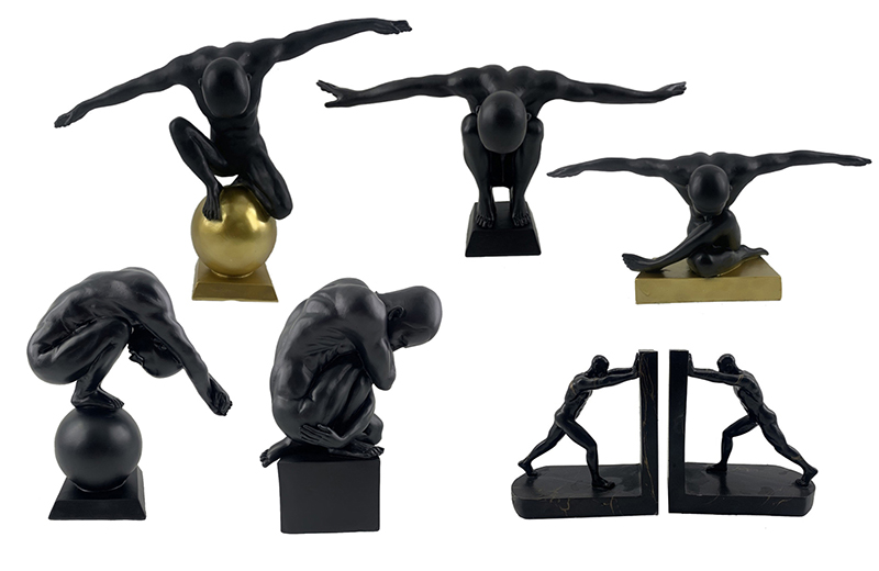 Best Resin Arts & Crafts Sports Man Figurines & Bookends Suppliers, Service