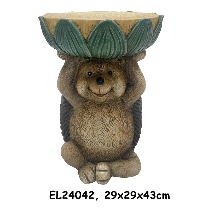 Wholesale Handcrafted Fiber Clay Animal Feature Stools Garden Decor Home Accessories Indoor and Outdoor Manufacturer, Factory