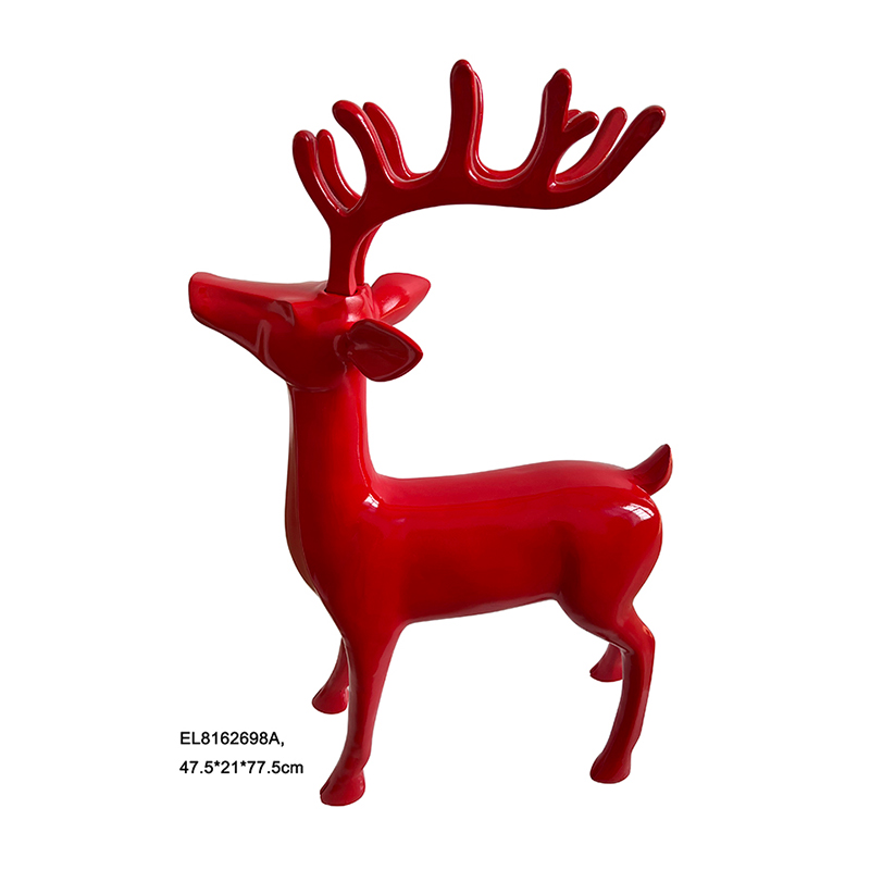 Best Resin Arts & Craft Christmas Abstract Reindeer Combination Statues  Factory, Exporter