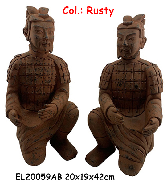 High-Quality Lightweight Fiber Clay MGO Chinese Terra-Cotta Warriors  Statues Figurines Exporters, Service