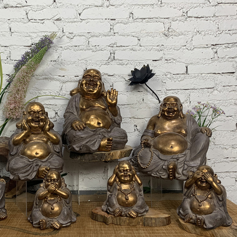 High-Quality Resin Arts & Crafts Happy Buddha Figurines Manufacturer, Supplier