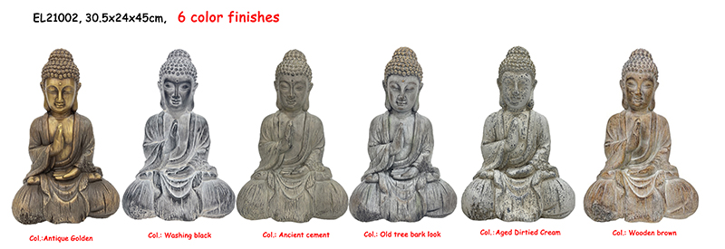 Best Fiber Clay Light Weight MGO Sitting Buddha Statues Figurines Manufacturers, Exporter