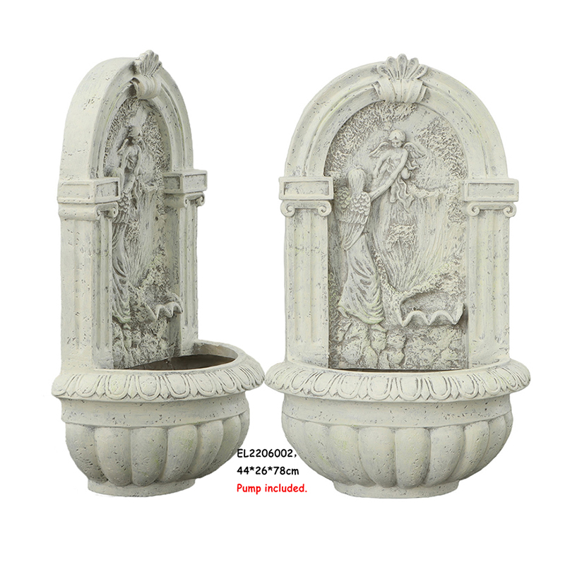 Best Resin Lion decor Hanging Wall Fountain Water Feature Exporter, Exporters
