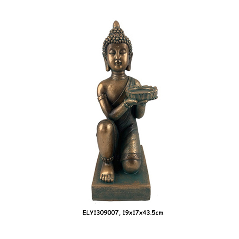 High-Quality Resin Arts & Crafts  Buddha Statues With Holders For Candles Manufacturers, Supplier