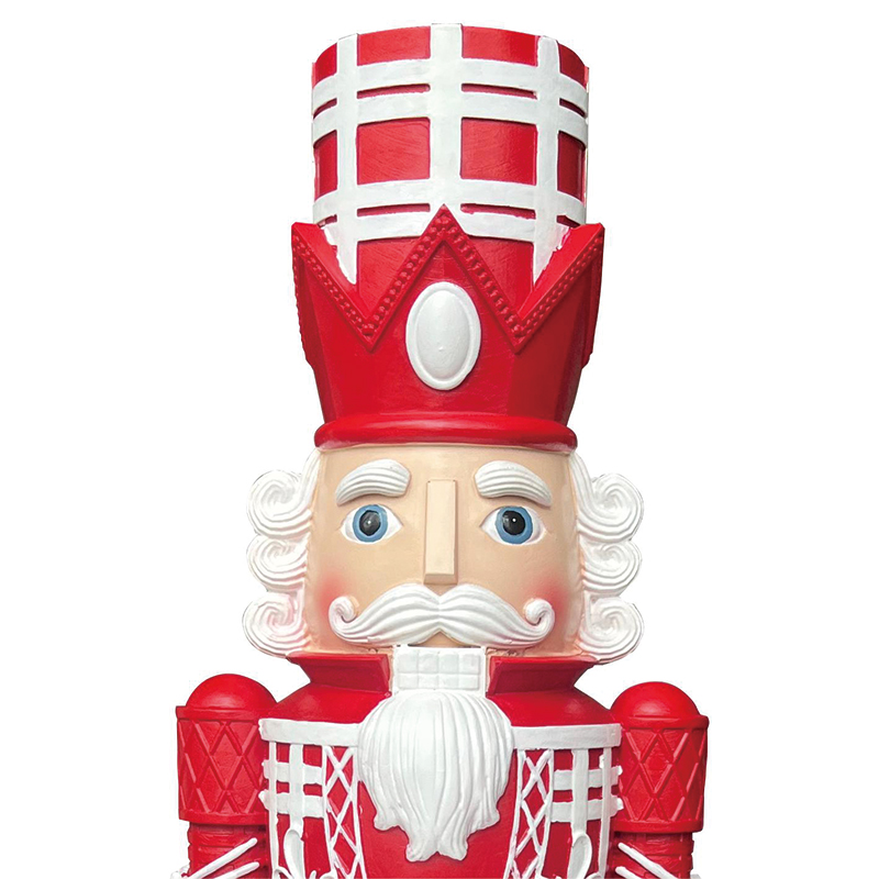Best Classic Resin Nutcracker Figure Tabletop Holiday Decor Nutcracker Holding Plate Christmas Decoration Manufacturers, Factory