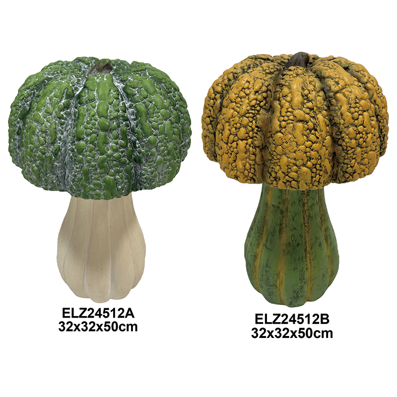 Fiber Clay Pumpkin Decoration