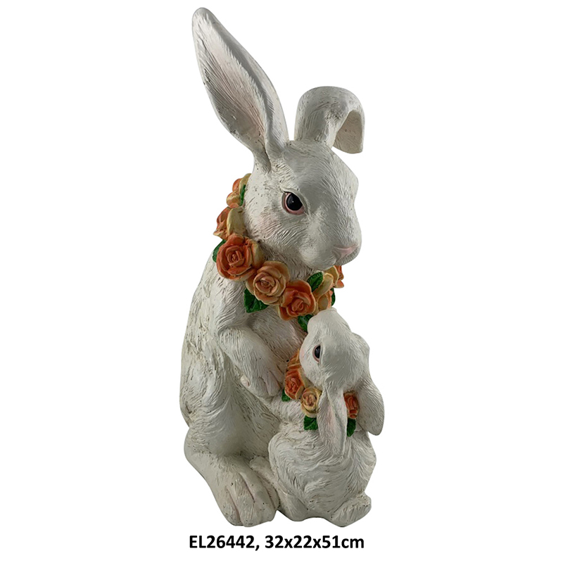 Best Garden Ornaments Easter Bunnies Rabbit Figurine Indoor and Outdoor Decoration Manufacturer, Product