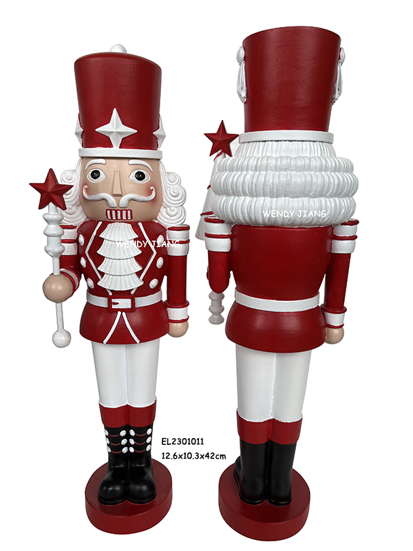 China Resin Handmade Crafts Sweet Nutcrackers 2 Assorted Figurines Tabletop Decorations  Factories, Service