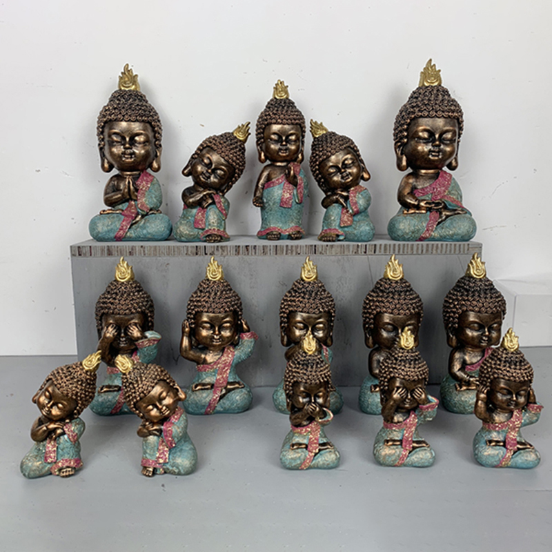 High-Quality Resin Arts & Crafts Thai Baby-Buddha Series Figurines Product, Service