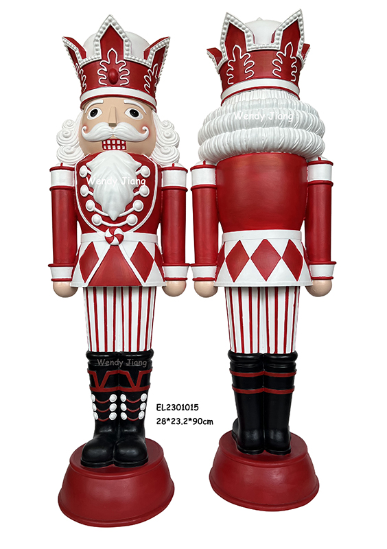 Wholesale Resin Handmade Crafts Sweet Nutcrackers Figurines Soldiers Statues Tabletop Decorations beside Christmas Trees  Manufacturer, Factory