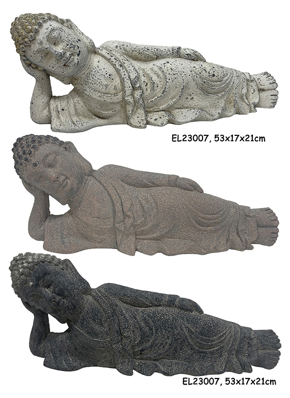 Best Fiber Clay Light Weight MGO Reclining Buddha Figurines Statues Factories, Products