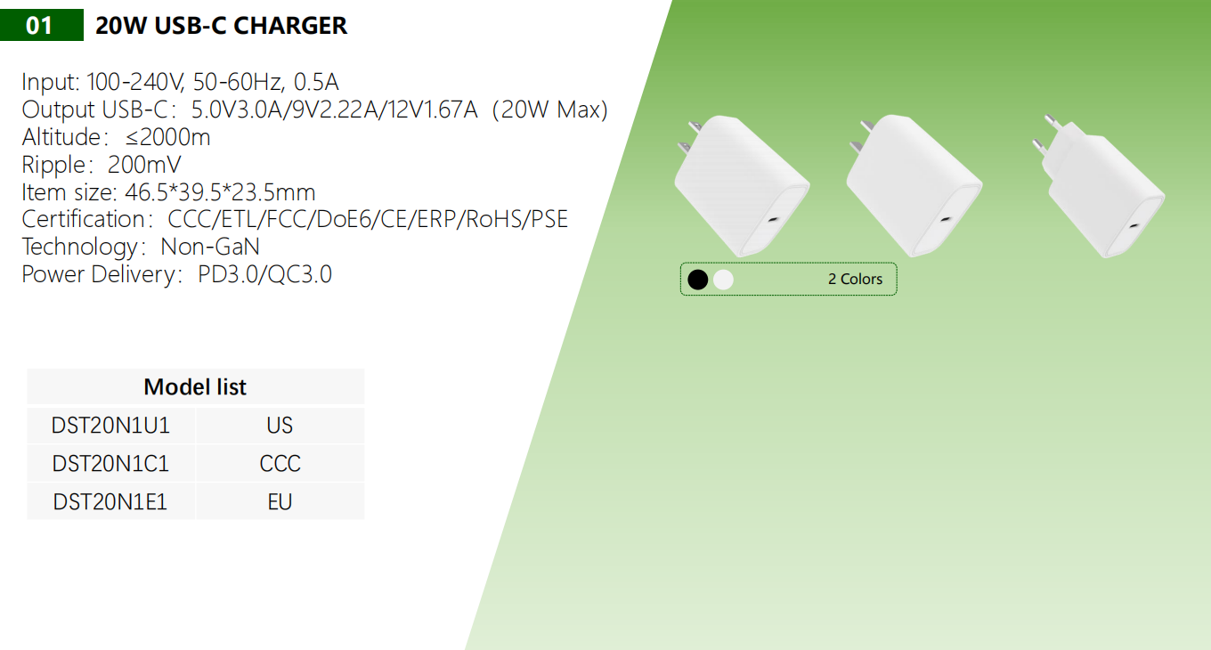 20W USB-C CHARGER