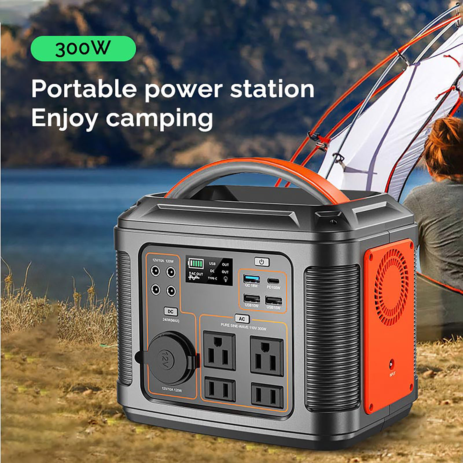 Outdoor Portable Power Station 300W Detail 1