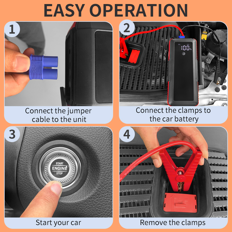 12V 500F Portable power supply boost for super capacitor on-board jump starter (3)