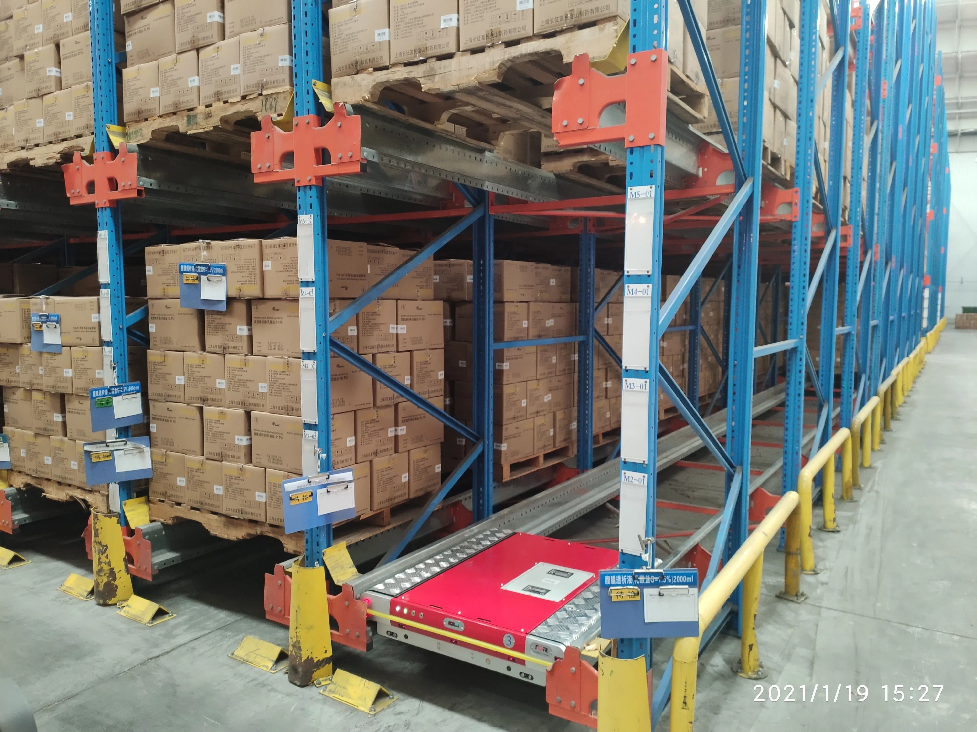 Heavy-Duty Warehouse Shuttle Rack: Two Way Storage Automation System