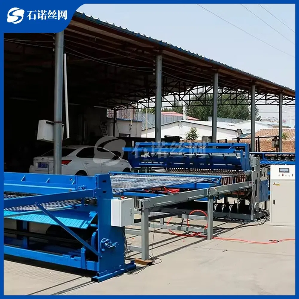 Multiple Safety Protections Full Automatic Fence Wire Mesh Pneumatic Welding Machine for Warehouse Isolation Fences