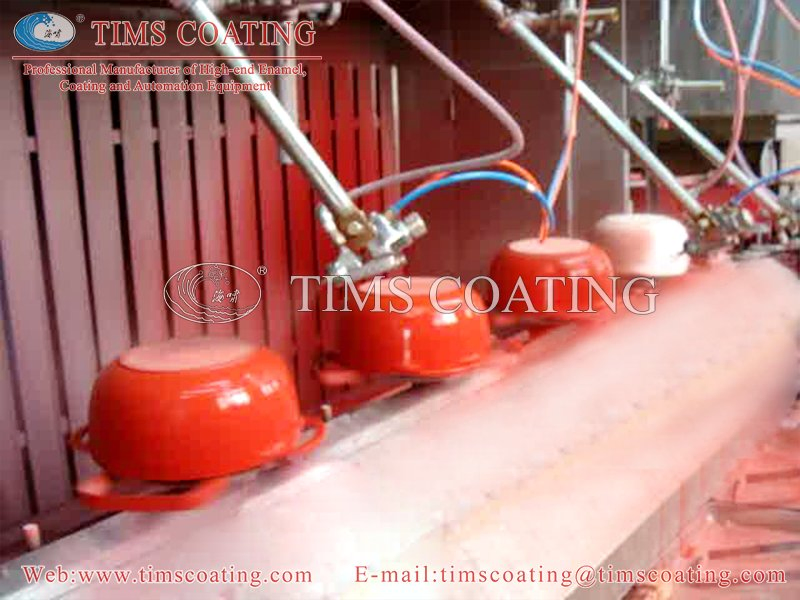 Powder Recovery ≥95% Customized Enamel Coating Production Line/Equipment