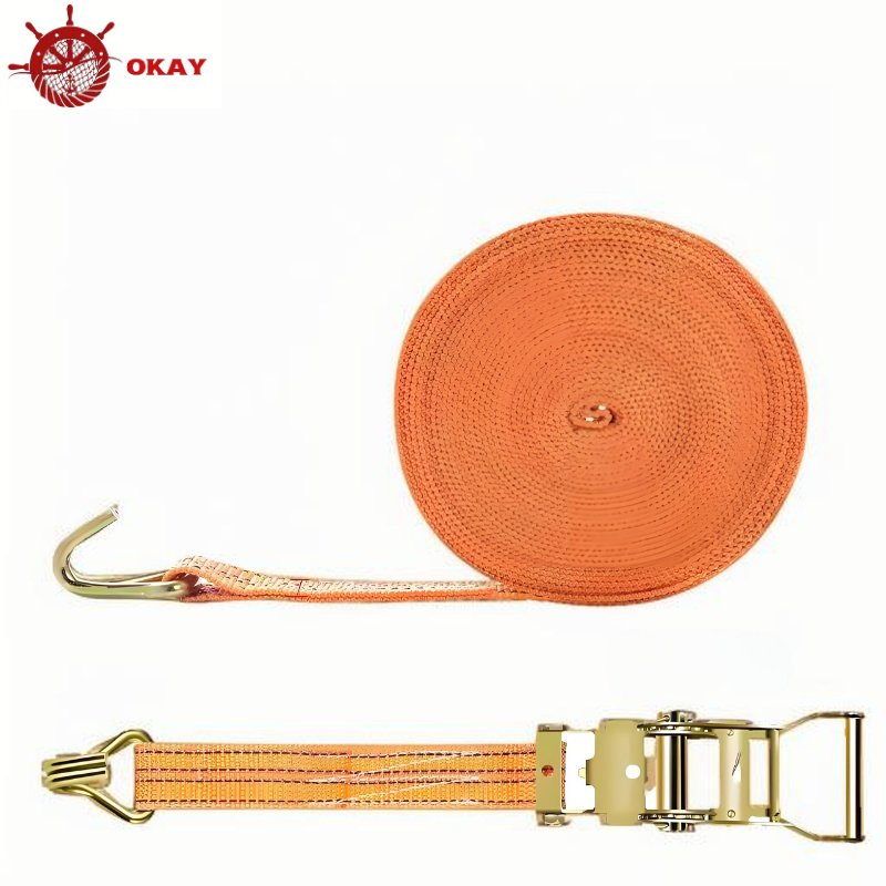 Ratchet Strap Used for Cargo Binding Transport Loading and Warehouse Securing Jobs