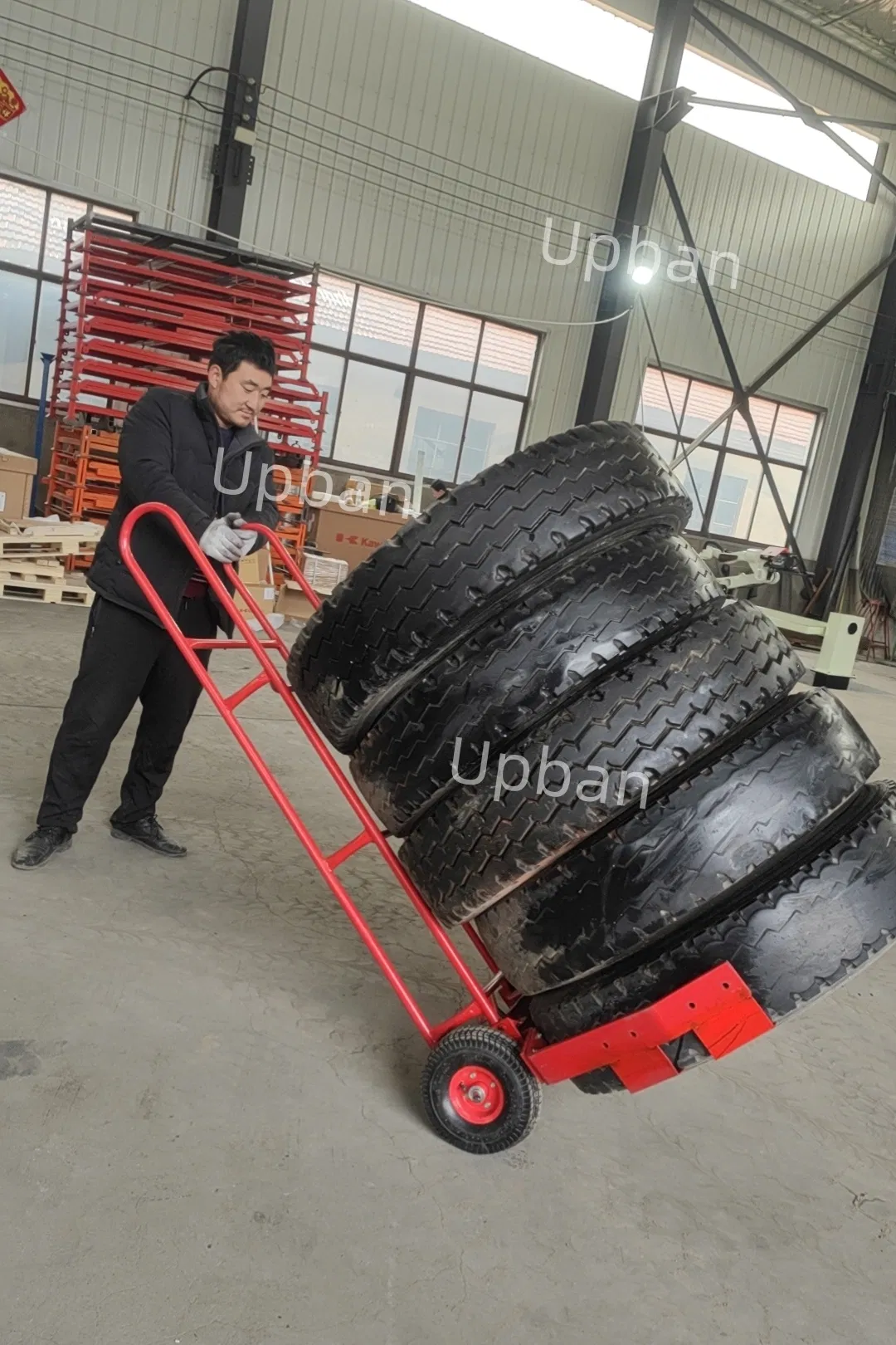 Factory Transportation Tyre Trolley for Easy Mobility and Organization