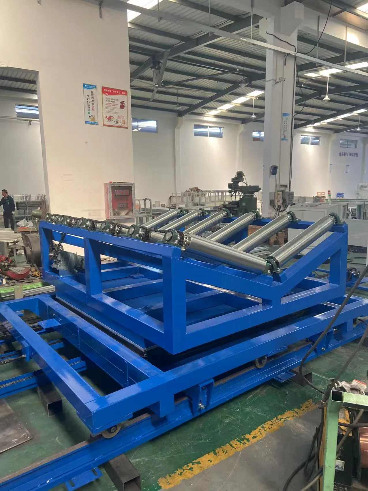 Automated Omnidirectional Roller Sorting System for Efficient Logistics