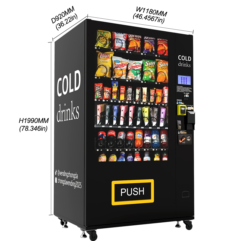 Cold Drink Smart Vending Machine - Real-Time Inventory Tracking System