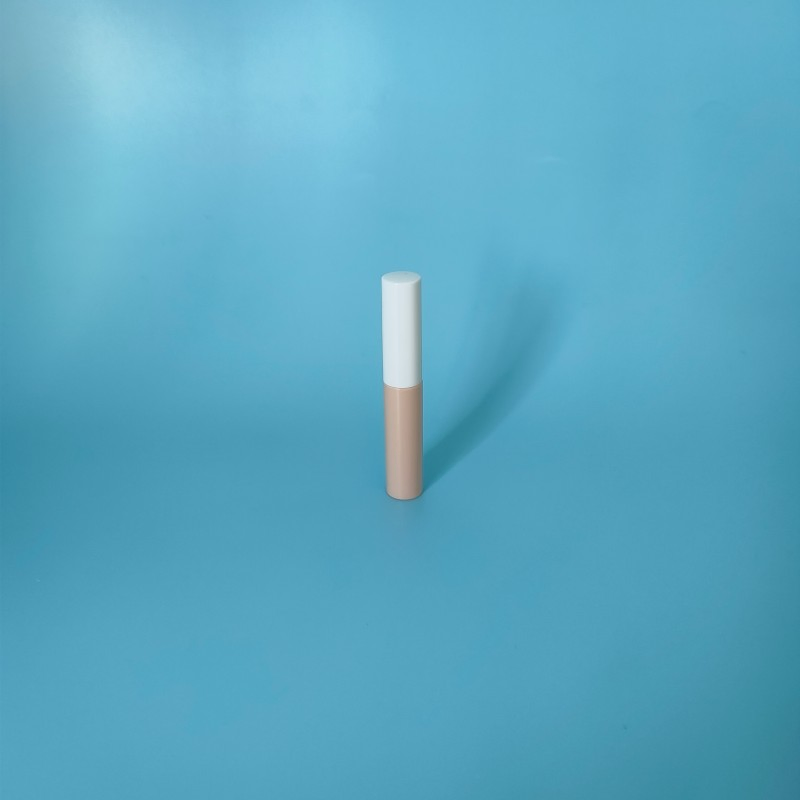 Fashion Pink Color Lip Gloss Tube Packaging with Foot Applicator for Cosmetic Packaging