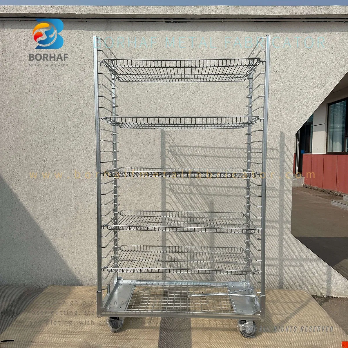 Cheap Price Commercial Steel Baking Trolley Wholesale Storage and Organization Tray Trolley