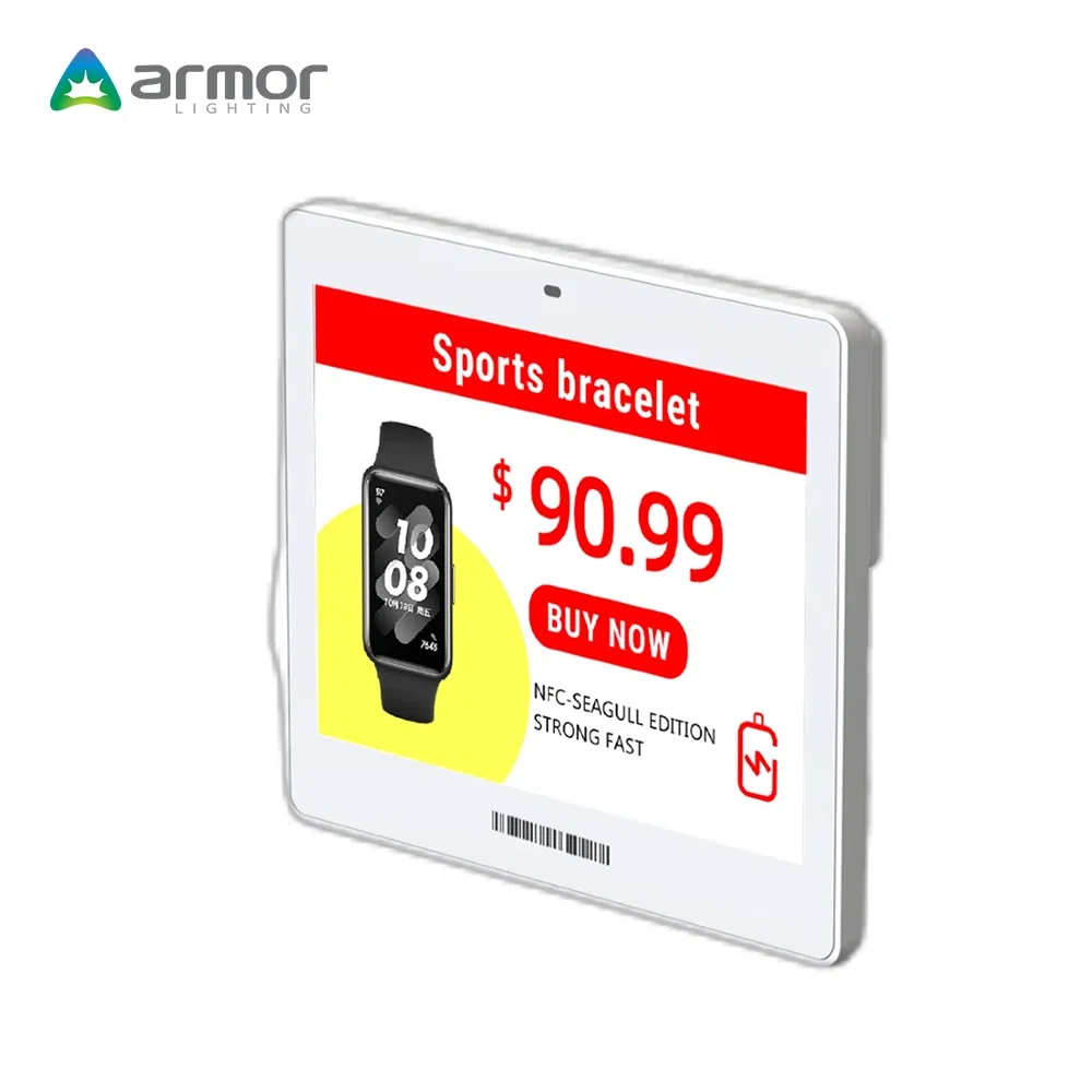 2.9 Inch Warehouse Electronic Labeling Systems ESL for Retail Shopfitting Projects