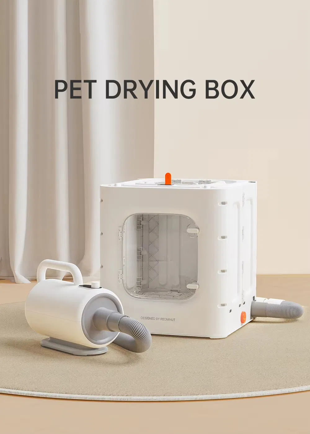 Pet Drying Box Front View
