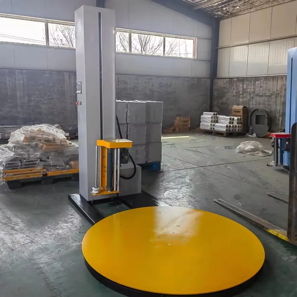 High Efficiency Pallet Stretch Wrapping Machine for Distribution Center