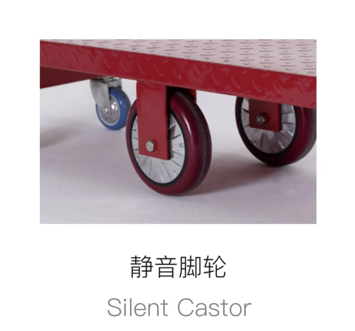 U Shape Dual-Sided Storage Container Cart for Efficient Organization