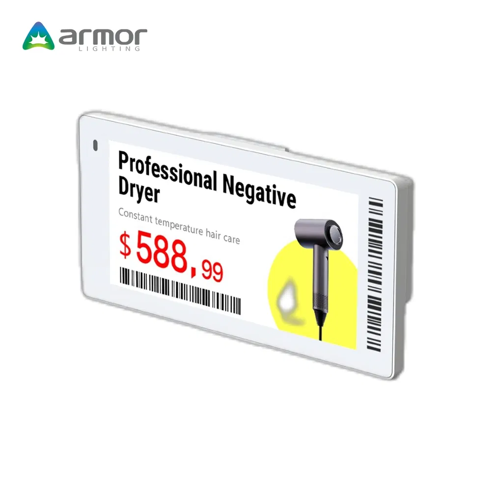 2.9 Inch Warehouse Electronic Labeling Systems ESL for Retail Shopfitting Projects