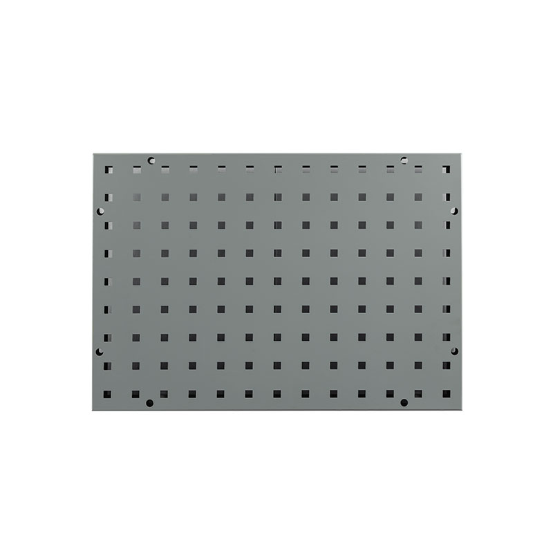 Heavy Duty Steel Square Hole Pegboard Pegboard for Garage Tool Organization with Removable Hooks