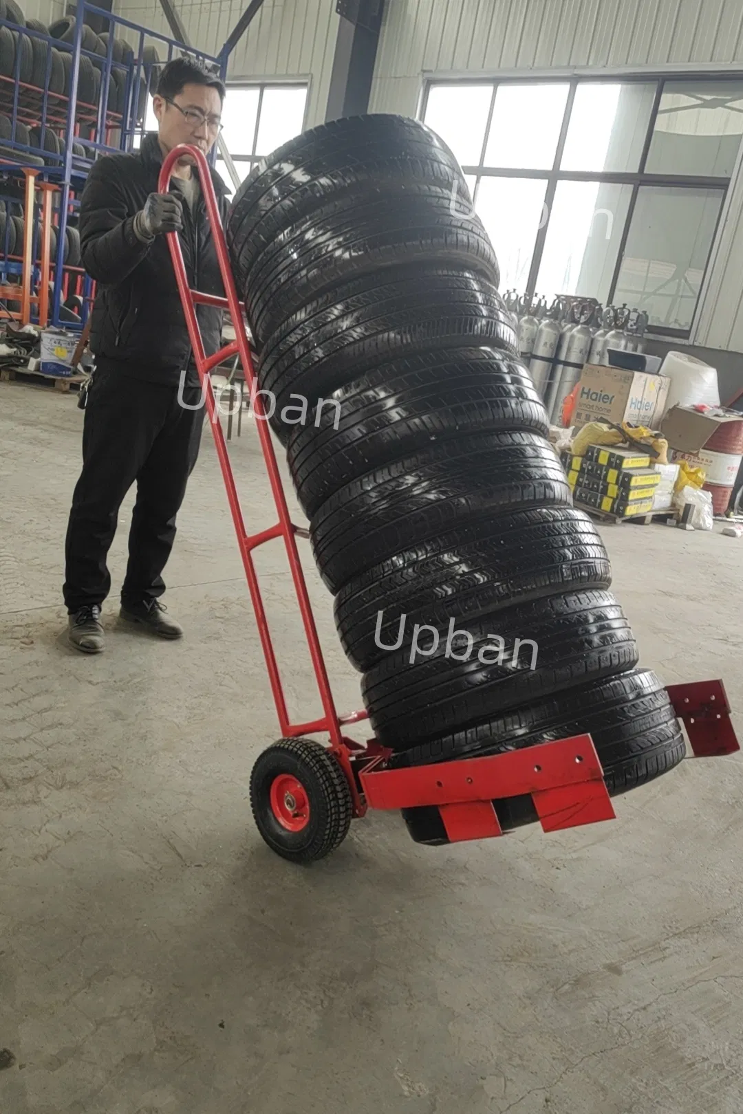 Factory Transportation Tyre Trolley for Easy Mobility and Organization