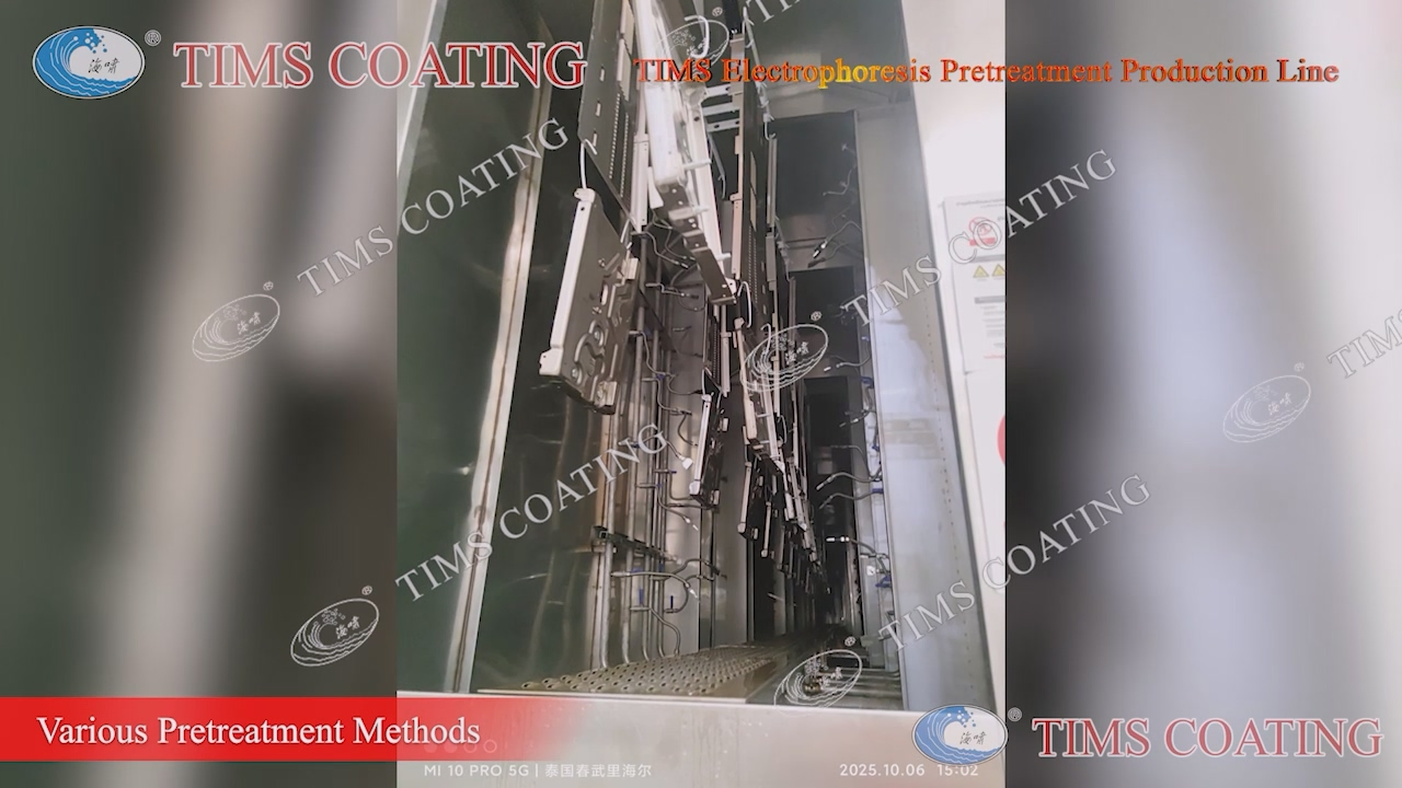 Industrial Electrophoresis Coating Pretreatment Production Equipment for Durable Surfaces