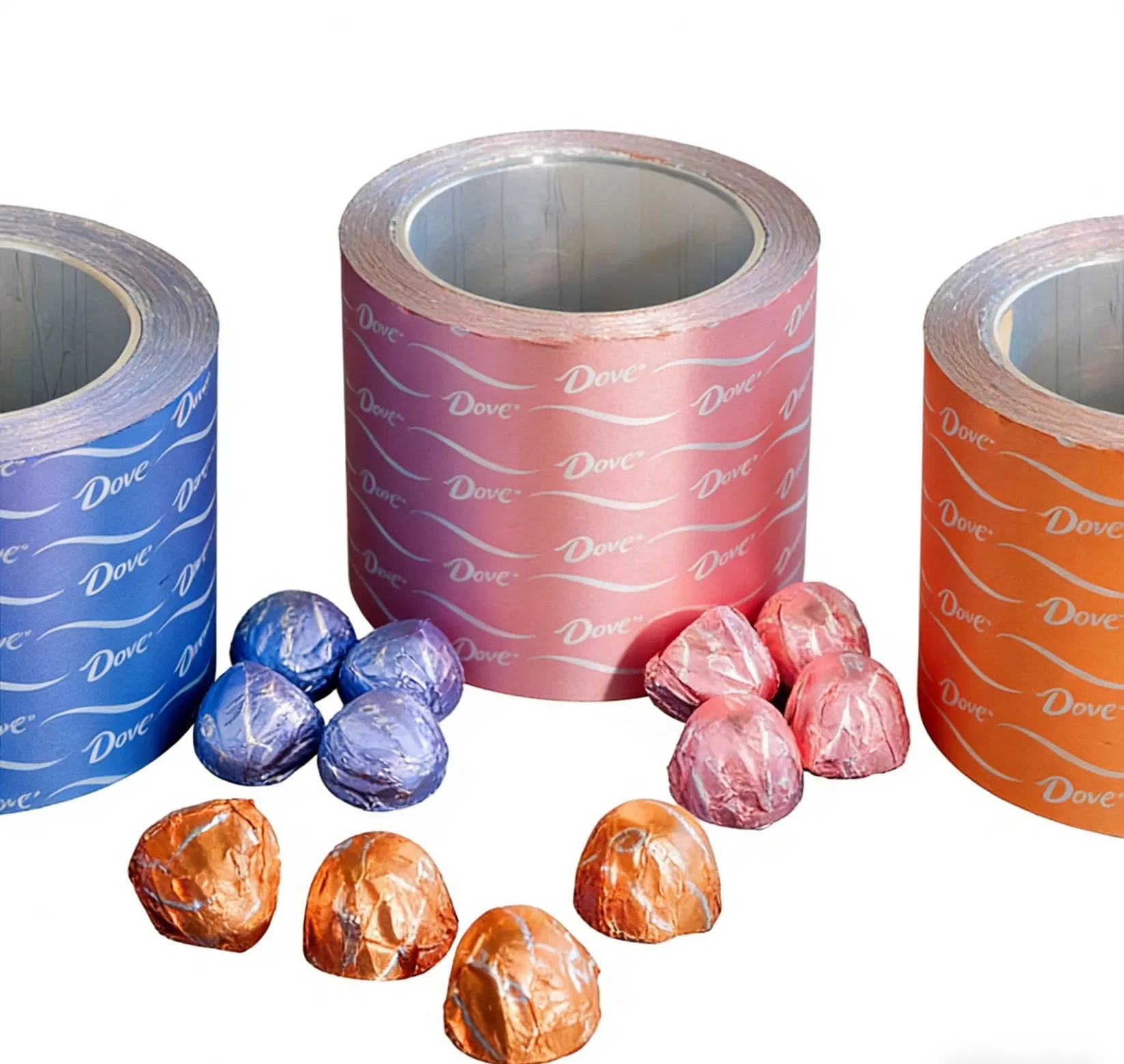 Chocolate and Candy Sweet Wrapper Food Aluminum Foil Paper Packaging Customized