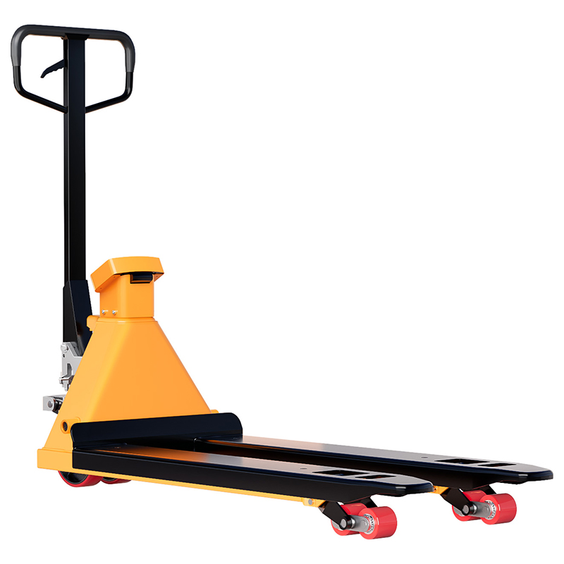 2000kg Hand Operated Hydraulic Lifter Weighing Scale Pallet Truck for Cargo Handling