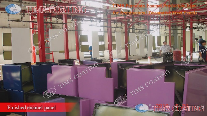 Porcelain Enamel Production Equipment for Architectural Decorative Steel Panels
