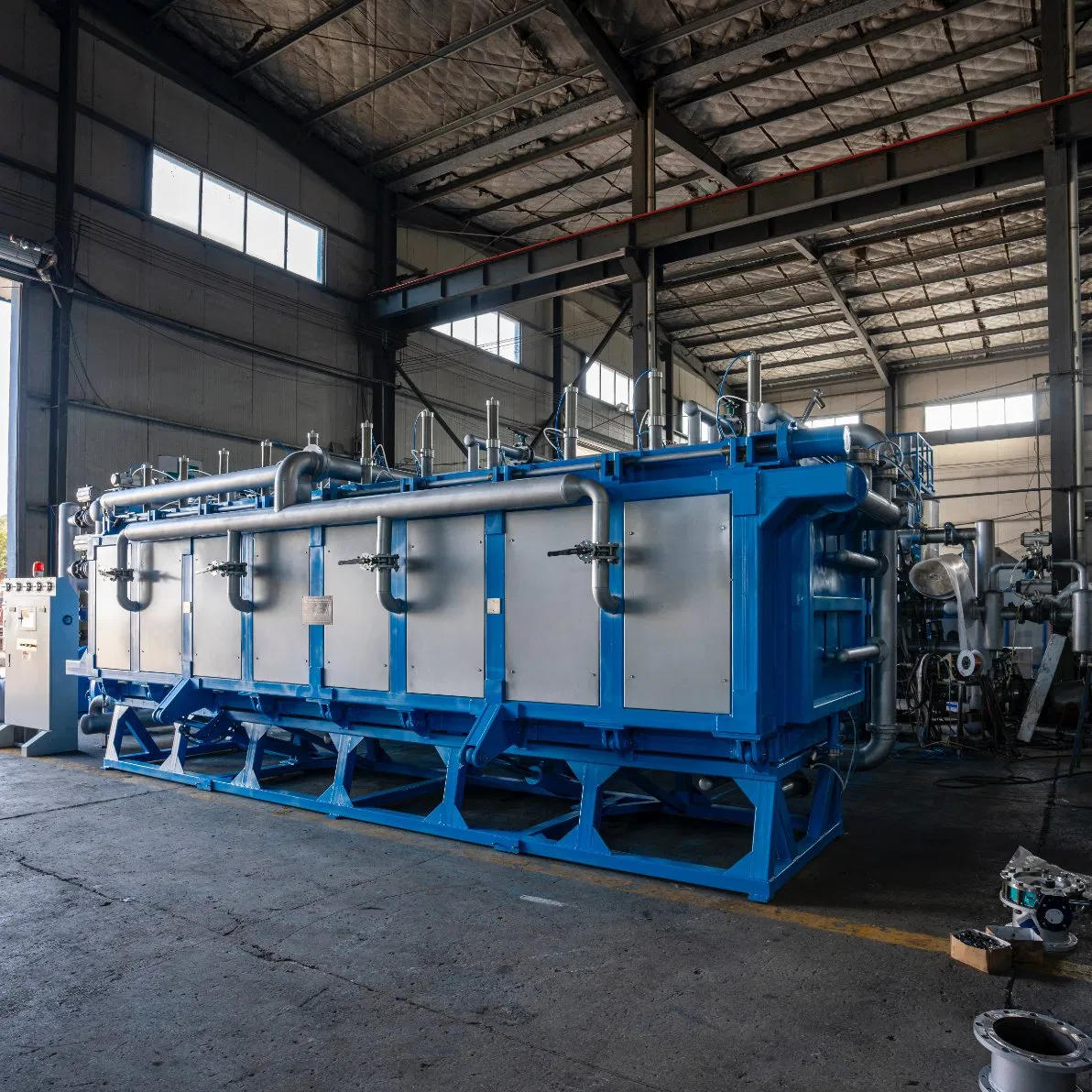 Energy-Efficient Horizontal EPS Block Molding Equipment with Advanced Thermal Insulation Technology, Suitable for Cold Chain Packaging