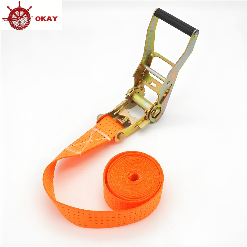 Ratchet Strap for Cargo Securing Transport Loading and Daily Industrial Tie Down Use
