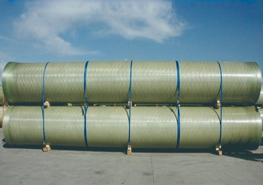 GRP FRP Fiberglass Cylinder Composite Fabric Chemical Water Pipes Price