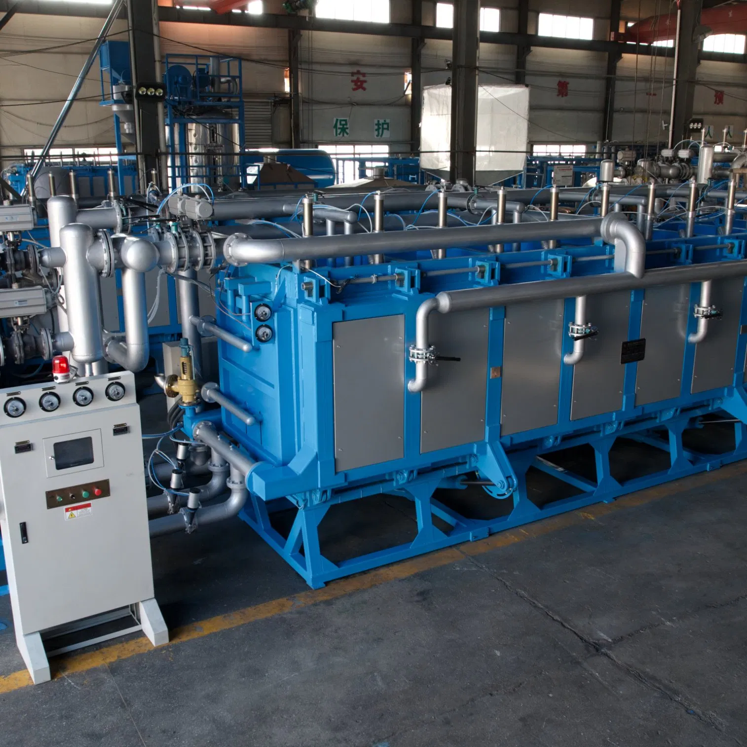 Energy-Efficient Horizontal EPS Block Molding Equipment with Advanced Thermal Insulation Technology, Suitable for Cold Chain Packaging