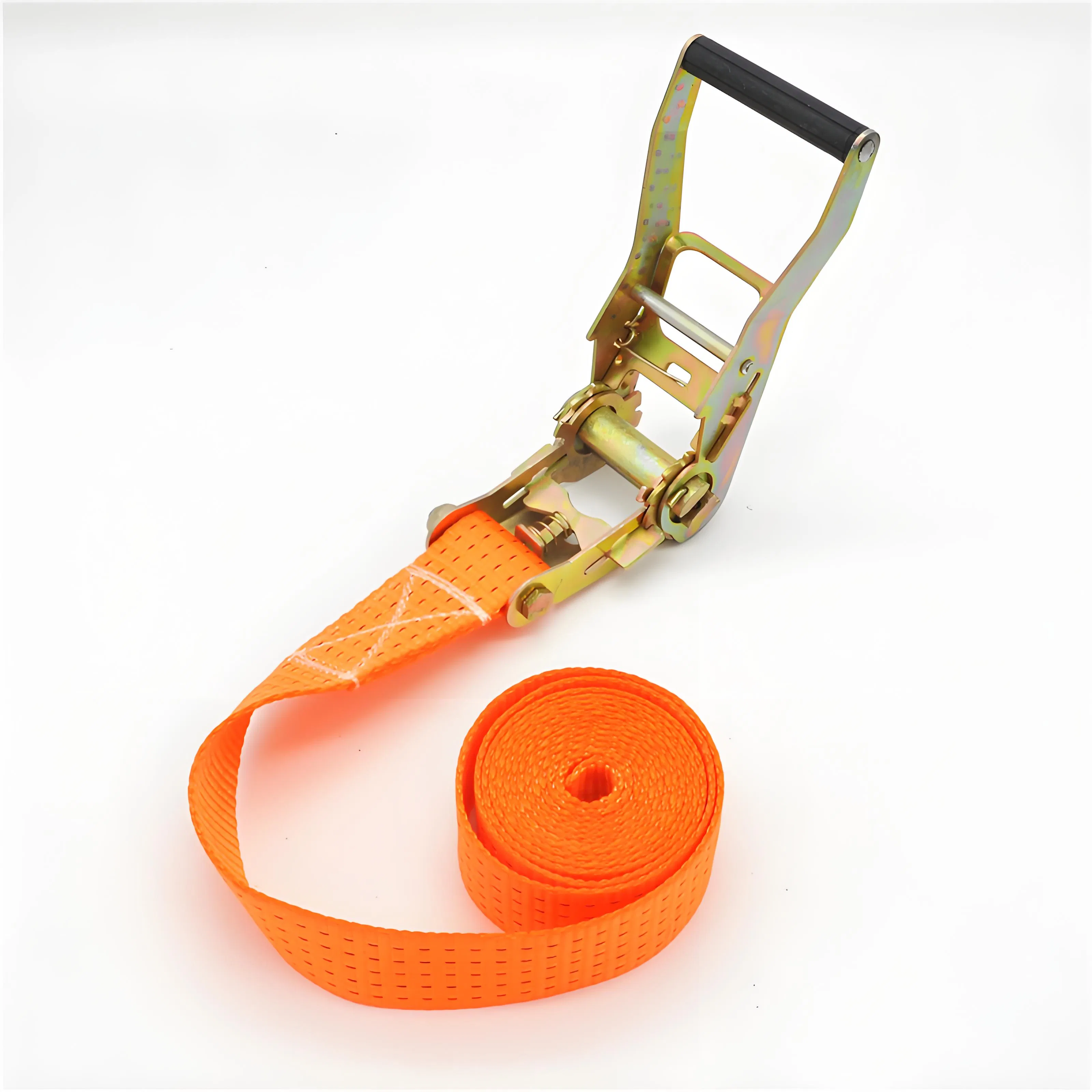 High Performance Polyester Ratchet Strap for Industrial Transport and Long Term Cargo Securing