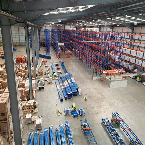 1200kg Us Styles Teardrop Hole Storage Racking Warehouse Racking System