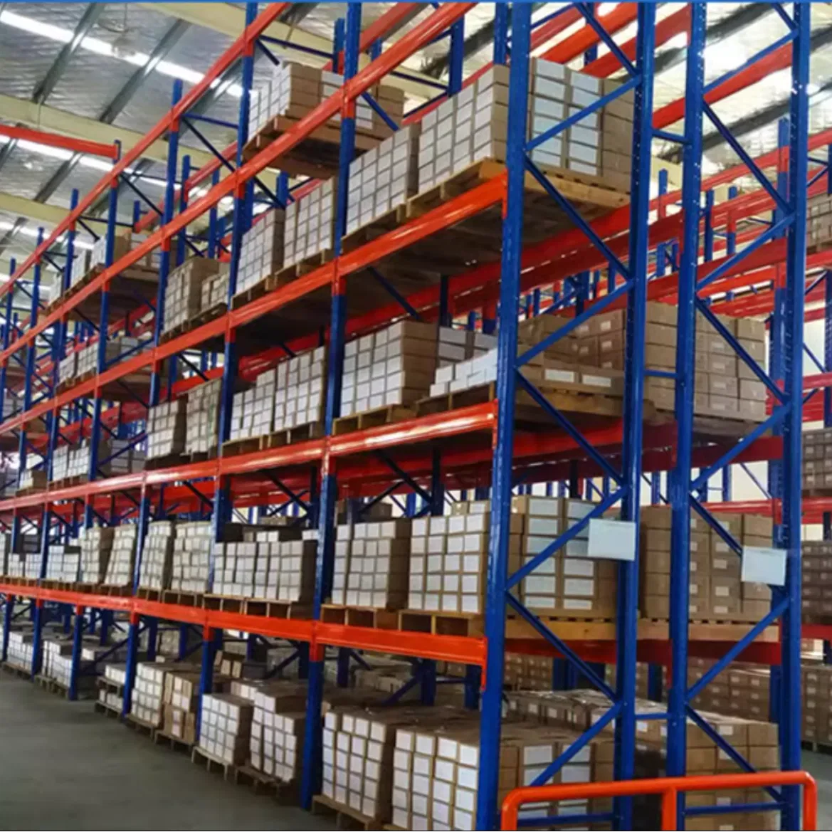 Customizable Steel Racking System for Industrial Warehouse Storage