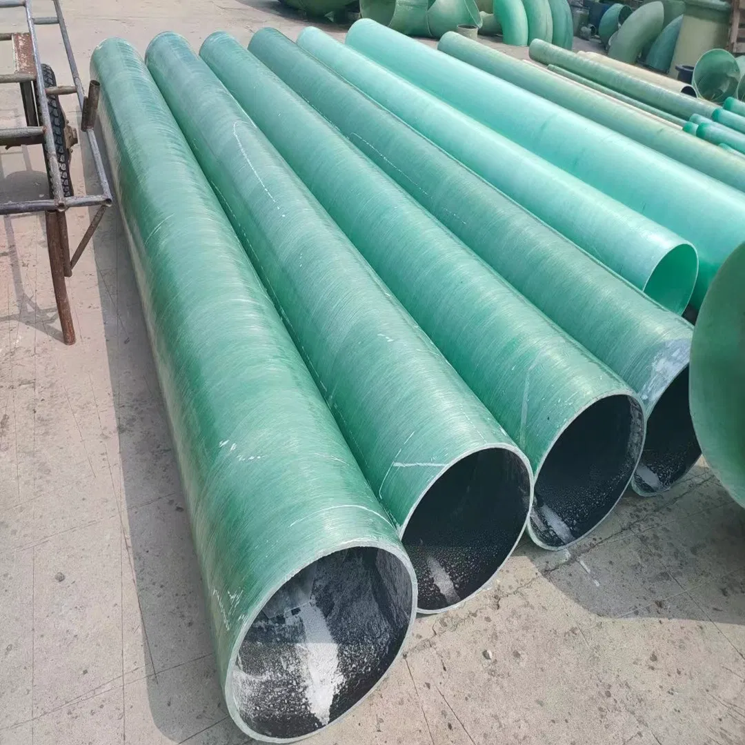 Glass Fiber Reinforced Plastic Composite FRP Pipe and Fitting Building Material