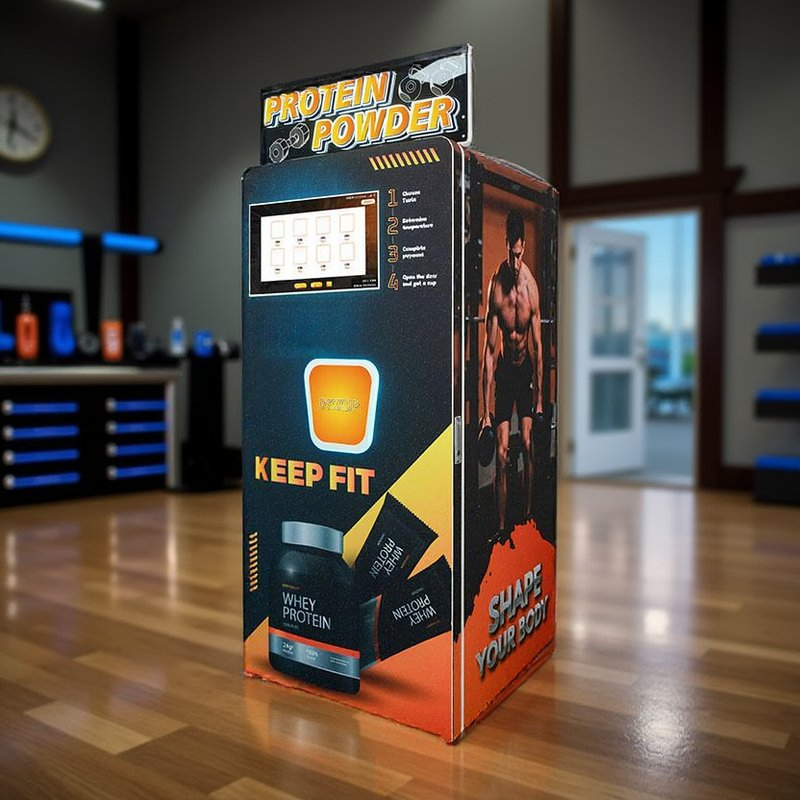 Advanced Automatic Stock Protein Coffee Vending System with Automatic Stock Level Monitoring